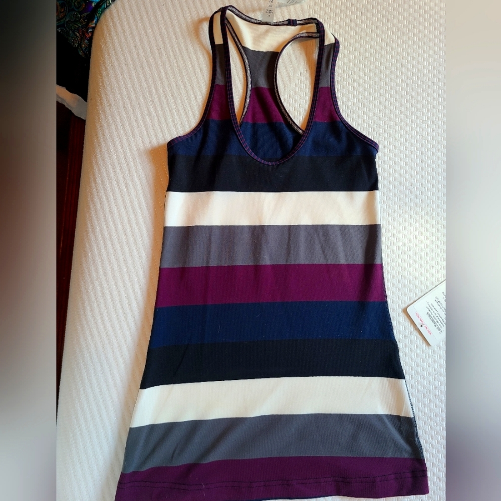 Lululemon Striped Racerback Tank
